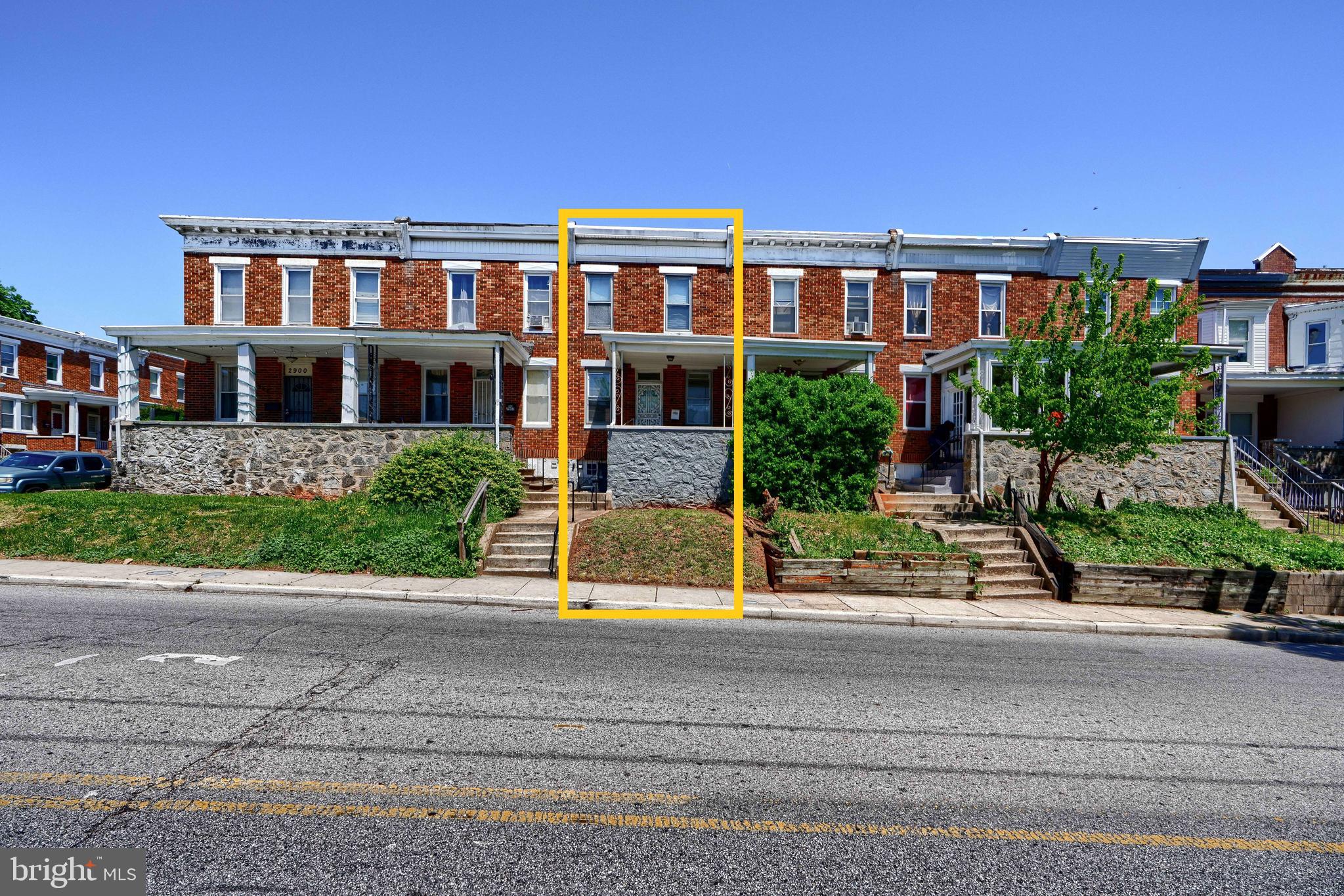 This property will be sold at ONLINE AUCTION. LIST PRICE REPRESENTS OPENING BID.
Investor Special in Belair-Edison! 3 Bed, 1.5 Bath brick rowhome - original hardwood floors, kitchen and main bath have some updates. Covered front porch and concrete parking pad in rear.
Don't miss out—bring your vision and build some equity!
Please schedule all showings online via Showing Time.
Bidding opens at 12 Noon on Monday, May 12, 2025 and closes at 1:00 pm on Wednesday, May 14, 2025.
Additional Auction Terms:
10% buyer's premium will be added to the winning bid.
Buyer's Agent must be registered as an agent on Homesale.plus prior to the time buyer places 1st bid.
Property is being sold subject to an assignable contract of sale. Assignor has selected Clear Title for closing.
Property is sold AS-IS, no inspection contingency.
No financing contingency.
Buyer pays all transfer & recordation taxes.
10% Earnest Money Deposit due at contract execution.