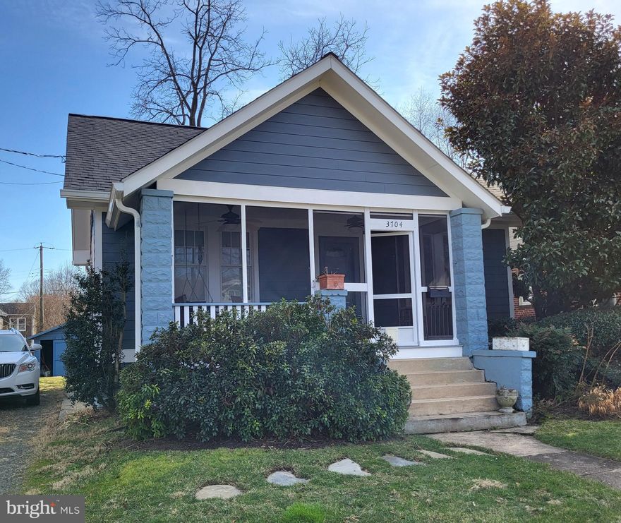 A charming home and carriage house sit on this property in Alcova Heights.  However, the lot offers an opportunity to build your new dream home. There is no homeowner association to limit your dreams! Fueled by natural gas and electricity, you can choose whatever power source you prefer.  If you cannot realize your dreams immediately, the existing house (2 bed/2 full baths) has been updated with all the modern conveniences while retaining many of its original architectural details. 2021 updates include: new roof, new gutters, new siding, tri-zoned central HVAC; key windows replaced; new upper-level bathroom; and remodeled main-level bathroom. A wine cellar was added in 2022. Most recently: fresh paint; front porch re-screened; and leaf filter gutter guards. Walk to restaurants and grocery store. Don’t miss this opportunity!