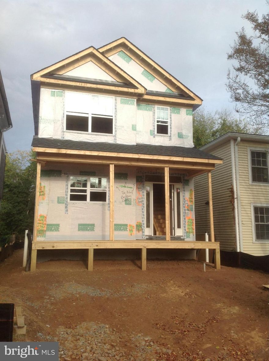 New Construction! This great home in downtown Fredericksburg has all new everything and too many upgrades to mention!  You will not be disappointed in the new gourmet kitchen, fireplace in living room,new wood flooring, spacious bedrooms and updated bathrooms.  This home has all the charm of small city living with modern conveniences and close to shopping, schools and transportation.