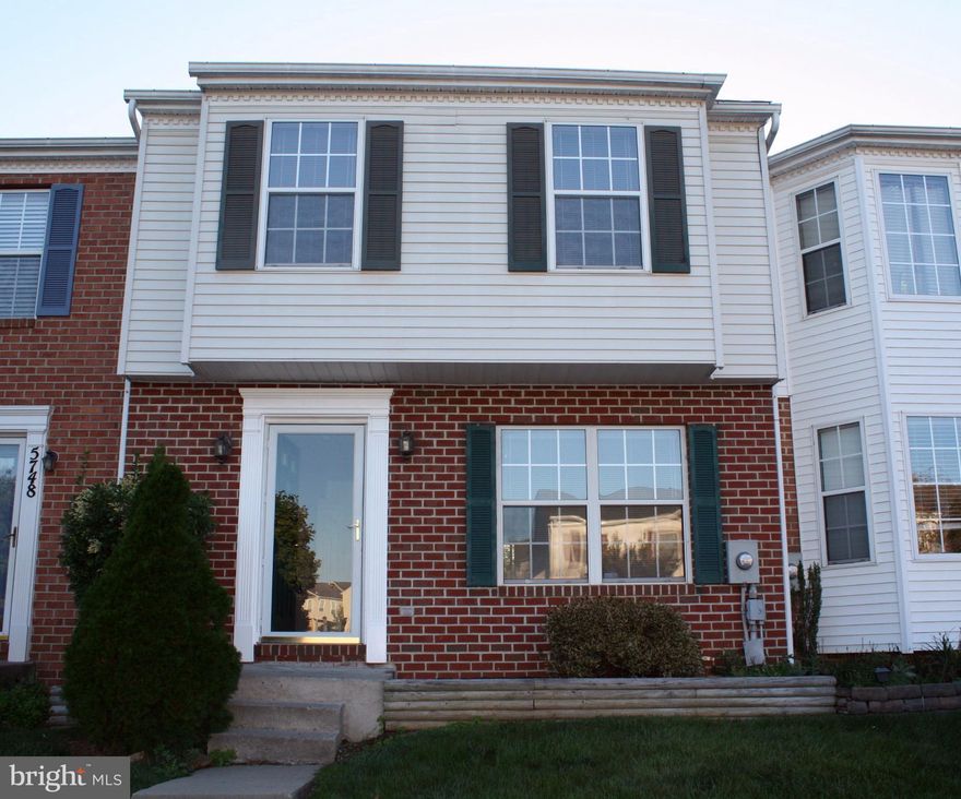 Spacious 3 Level Brick Front Town Home, Very Close to Crestwood Shopping Center, Routes 270 & 15. 3 Bedroom, 2 Full Baths Upstairs, Brand New Roof,  Freshly Painted, New Carpet, Newer HVAC, Water Htr & Appliances, Deck, Fully Finished Lower level with Walk-out. No need for Mowing, the HOA Includes Mowing Front and Back of Your Lawn. Also has Community Pool and Tennis Courts. Very Easy to See!