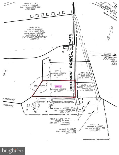 Vacant Land For Sale - 95 Solomon Road #LOT 3<br/> Adams County, GETTYSBURG, PA 17325