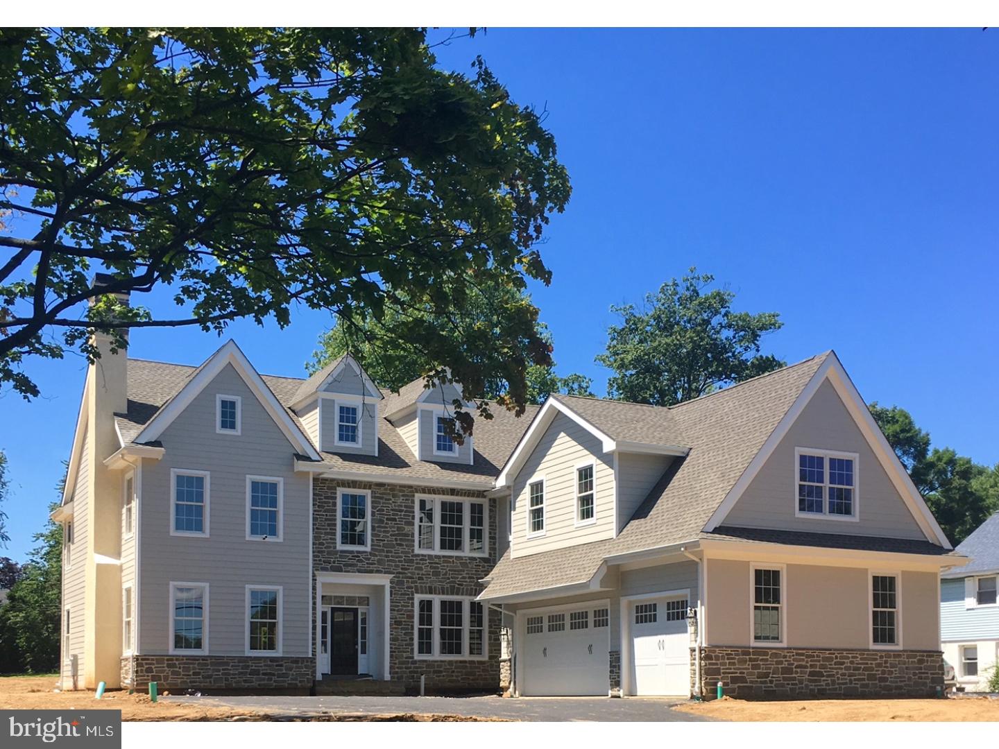 New construction in award winning T/E school district by Town and Country Master Builders. Available for Fall 2017 delivery. Custom home to be built with approximately 5,000 square feet of living space, 5 bedrooms, 4 full baths and 2 powder rooms. Beautiful entrance foyer will lead to luxurious open living space throughout home. First floor includes elegant living and dining room, study, state of the art gourmet kitchen with Decora custom cabinets and stainless steel appliances, great room with fireplace which leads to access to covered outdoor flagstone patio for entertaining. Hardwood floors through out first floor, wainscoting, 2 zone gas HVAC, optional finished basement. Home currently under construction. Taxes TBD based on new construction sales price.