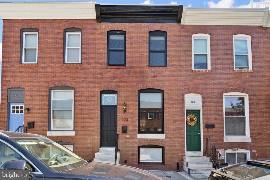 METICULOUSLY MAINTAINED 2 YEAR OLD BUILDING CHARACTER CHAP RENOVATION WITH OFF-STREET PARKING PAD NOW AVAILABLE ON QUIET AND SOUGHT AFTER BLOCK. GLISTENING HARDWOODS CASCADE THROUGHOUT. ENJOY CUSTOM CABINETRY, UPGRADED TRIM AND PAINT PACKAGE, IMPORTED TILE, QUARTZ WATERFALL COUNTERTOPS, UPGRADED HIGH END SS APPLIANCE PACKAGE IN DESIGNER CHEF'S KITCHEN WITH OVERSIZED ISLAND. WHOLE HOUSE AUDIO. LOADS OF NATURAL LIGHT. FINISHED LOWER LEVEL. HIGH CEILINGS. TONS OF STORAGE. WALK-IN SHOWERS. WALK-IN CLOSETS. SPACIOUS 4 BEDROOMS WITH 3 BATHROOMS. EXPANSIVE ROOF DECK FOR ENTERTAINING WITH INTERNAL ACCESS - GREAT CITY VIEWS. LOW TAXES. CLOSE PROXIMITY TO RETAIL SHOPPING, LOCAL DINING, PATTERSON PARK, AND ALL MAJOR HIGHWAYS. SCHEDULE A PRIVATE TOUR TODAY.