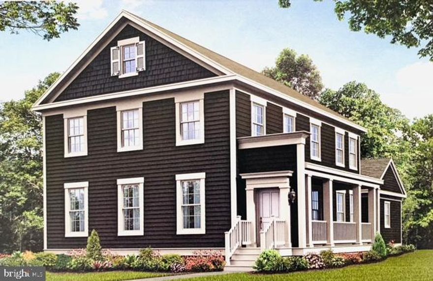 Edmonston -TO BE BUILT. Come tour our decorated model during business hours. This 4 bedroom open floor plan welcomes homeowners and visitors alike in a space that flows effortlessly from one room to the next. This plan offers 2 version, the standard offering a first floor owner's suite, and the alternate offering a larger great room and secondary bedroom on the first floor. There is a spacious kitchen with hardwood floors, along with 42" maple cabinets, granite countertops, and so much more! The picture shown is of our largest porch option, but there are several sizes to choose from. If you are looking for a community with planned amenities, retail, school and everything else you can imagine, visit the first new urbanism concept community in Delaware, The Town of Whitehall. Agents must accompany buyer on first visit or pre-register on builder's website prior to first visit.