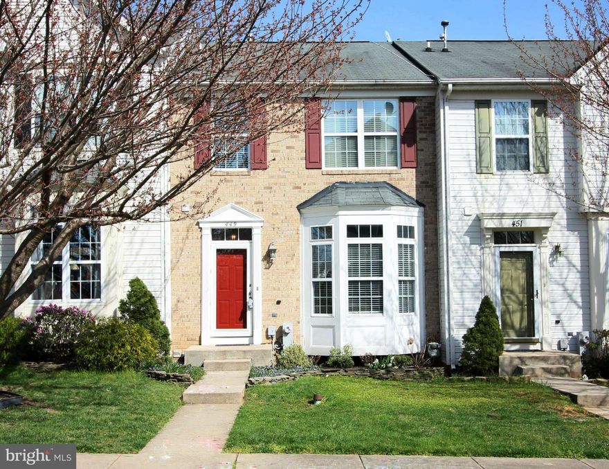 Adorable Brick-front Colonial in desirable County Walk with loads of charm! This bright & cheery 4 bedroom/2 full, 2 half bath home features hardwood floors, separate dining room, updated eat-in kitchen w/SS appliances & slider to deck, spacious master en suite & finished LL rec room w/gas FP & possible 4th bedroom. Backs to trees. Convenient to schools, library, routes 24 & 924  & Harford Glen.