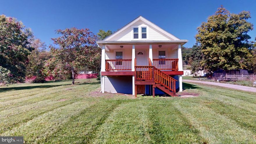 Just enough space and a whole lot of new!  This completely renovated home is located just a short distance from Rt 50 / Northwestern Pike in Augusta WV.  Only about 1/2 hour from Winchester Va makes it a great location for commuting.  The new front porch has plenty of space for furniture and outdoor enjoyment along with a yard with  room for a garden and play.  The basement is clean and dry and makes a good storage area.  Tax records indicate this is a 3 bedroom home but 2 of the rooms are through rooms.