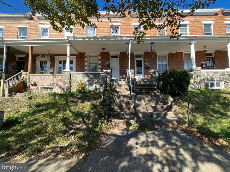 ONLINE AUCTION: Bidding begins 2/17/25 @ 10:00 AM. Bidding ends 2/19/25 @ 6:50 PM. List Price is Suggested Opening Bid. 2 Story Porch-Front Townhouse located in the Coldstream Homestead Montebello area of Baltimore City. Residents can enjoy the nearby attractions such as Clifton Park, Clifton Park Golf Course, & Waverly Crossroads Shopping Mall. Property is Occupied. Easy Access to Major Traffic Artery Greenmount Ave. Deposit: $5,000.