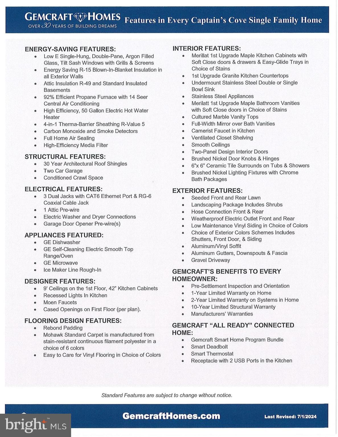 CAPTAIN'S COVE - Residential