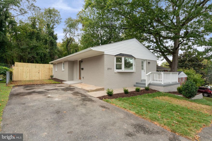 Be the first to live in this Newly Renovated home!  Open Concept Kitchen with Quartz Countertops, Subway Tile Back Splash, Soft Close Drawers and Doors, New Stainless Steel Appliances, Refinished Hardwood Floors, New LED recessed Lighting Throughout, Renovated Bathrooms, New Paint, New Carpet on the Lower Level, 2 New Legal Bedrooms with Lots of Light and New Bathroom on the Lower Level, Updated Hot Water Heater and HVAC, Updated Windows with New 2 Inch Wide Wood Slat Blinds, New Roof and Gutters, New Fence in the Backyard, and New Exterior Paint.  Room for 3 Cars to Park in the Driveway.  Backs to Trees and Located on a Quiet Street with Cul-De-Sac.  Near lots of Shopping a Restaurants.  About Half of a Mile to the Bus Stop.  Under 5 Miles to Old Town and 95/495.  About 5 Miles from the Metro.  Under 10 Miles to Fort Belvoir or Bolling.  More Photos Coming Soon!