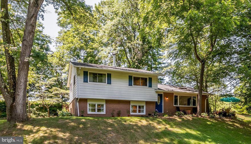 Sunny 4 level home offers the perfect floor plan for today's lifestyle, from a large family room to  a quiet office space, even a bonus game room.  It's your own private retreat on .90 acres!  Eat-in kitchen with appliance garage (coffee station, anyone?) built-in hutch and large windows overlooks the yard and play space.     Enormous family room is just steps away - at  23x21' there is plenty of space for movie watching, a corner office,  a bar, all with a view of the cozy wood stove.   A half level away the game room holds a pool table, workshop tools, exercise equipment, or would even make a great home school space.  Big ticket items have been taken care of!  New architectural shingle roof,  replacement windows, new line to well, replaced well pump, new water heater, generator connection,  new shed, gutter guard and more!   You can move in and relax.  1 mile from Rocks State Park but plenty close to Forest Hill, Jacksonville and Belair.  Grab your porch chair, and choose your view - open farm land in the back, or woods and stream from the front porch.  Goodies include hardwood floors,  wood stove with stone wall, soaking tub with jets,  recessed lighting,  raised bed gardens,  even parking spots for recreational vehicles or boat.