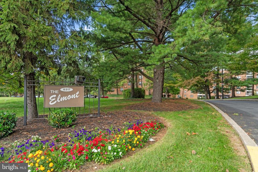 Welcome to the Elmont, a full service, elevator building in a great location. This move in ready, 1600 sq. ft., 2BR/2FB light-filled corner unit, has so much to offer. Starting with an easy open floor plan with gracious room sizes. Enjoy the outdoor balcony space with park-like views. Eat-In Kitchen with granite counters and backsplash. Newer stainless steel refrigerator. Hot water heater 2019. Tons of storage including closets galore (2 walk-ins) and more, plus a large storage room just steps away from the unit. 24/7 front desk concierge. Beautiful serene grounds to enjoy. Cash only Building.