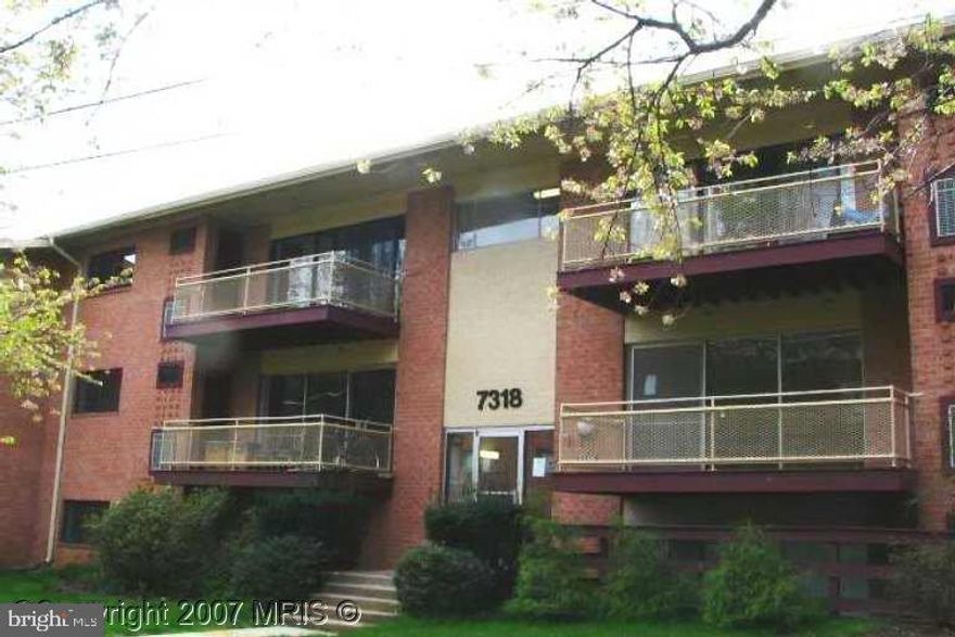 Attention First-time buyers and Investors!  Wonderful  One Bedroom, One bath Condo in Timberlane Village Gardens.  Light-filled top floor unit with a large balcony overlooking the green area/courtyard!  All utilities except electric included in $384 mo. condo fee! Heat is Gas- each unit controls its own thermostat. Laundry and extra storage in the lower level of the building.  Approx. 2.5 miles from EFC Metro.  McLean High School pyramid.  On-site and Off-site management. Near Mosaic District. So many commuter options! Lots of parking.  On-site management reports: all balconies will be replaced over the next 3 years. Resurfacing the parking area will be next.  These projects are already funded!  This is one of the two buildings that have updated IN-UNIT Sprinkler Systems!