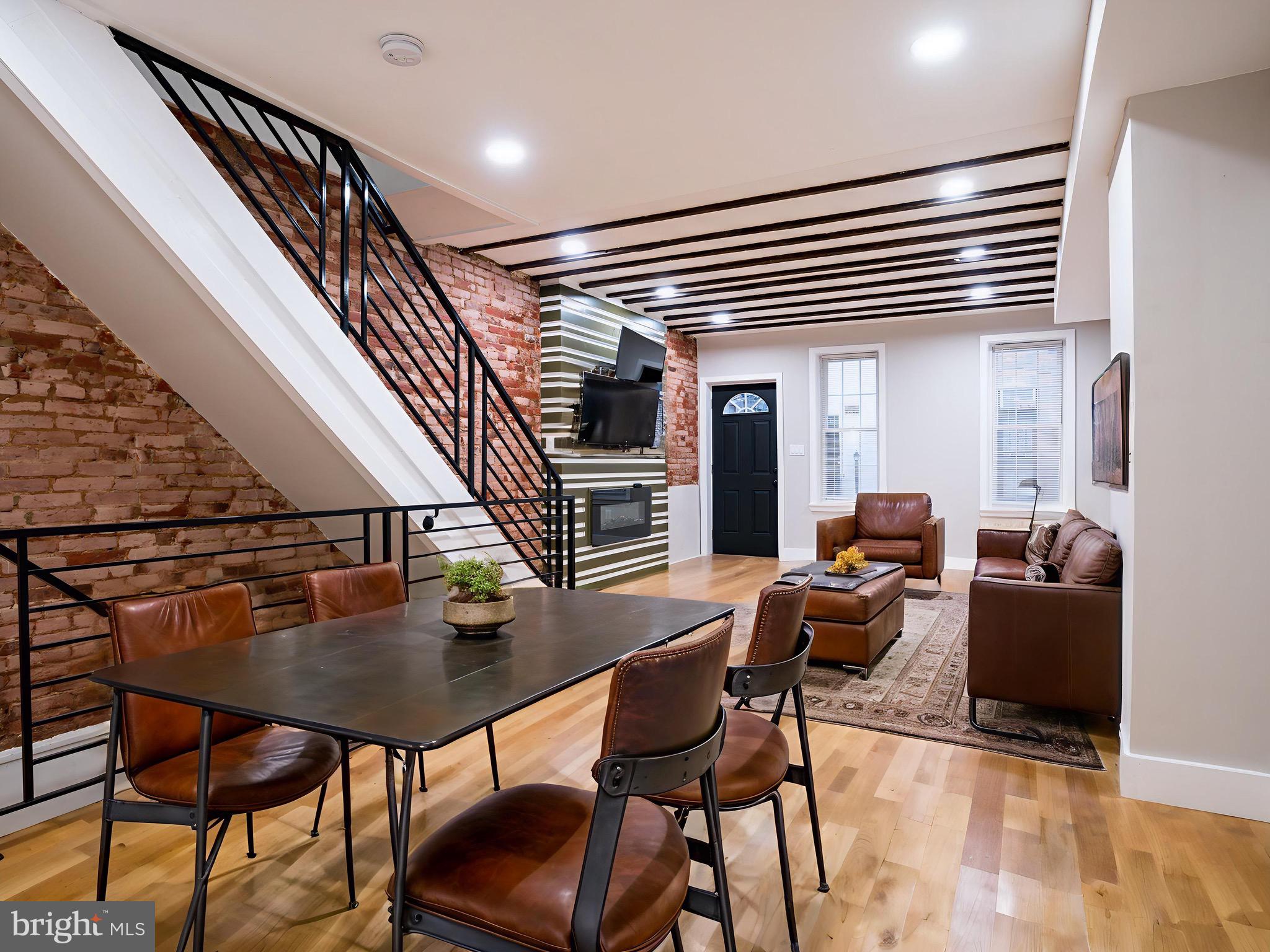 A fantastic new listing. One of the best renovated homes you can find! Located on a very private and charming block in the Richmond area. This beautiful home with modern features and exposed brick offers 3 bedrooms and nearly 1,200 square feet of living space, including 1.5 bathrooms, a finished basement, and central air conditioning. The property has been completely updated and boasts gleaming hardwood floors throughout, along with an amazing modern kitchen and updated bathrooms. The first floor offers a massive open layout perfect for living and dining, filled with natural light that flows into the stylish kitchen. You'll find plenty of quartz counter space, custom cabinetry, and modern appliances. The backyard is spacious, making it ideal for pets and barbecues, and there's also a convenient large half bath on this level. Upstairs, you'll discover three very spacious bedrooms, each with ample closet space. You truly have to visit to appreciate all the thoughtful details! The finished basement provides additional living space, as well as a private storage area and laundry. Available homes like this in this price range are a rare find. We encourage you to make your appointment to see it today . Also, a great opportunity for first-time homebuyers: this property qualifies for a $6,000 Neighbors First grant through certain lenders.