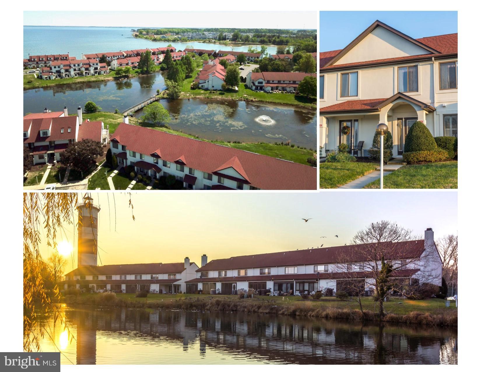 Resort Style Living at Queens Landing! Two Master Bedrooms w/private Full Baths. Located on Lake Amleto! Living Room w/Huge open floor plan-includes Cozy Gas Fireplace, Sliders open to Screen porch w/peaceful Waterviews - your private escape from busy day. Community offers: Chester River WF Pool, Marina,Tennis, Raquetball & Fitness Seller will pay Assessment in Full at settlement.