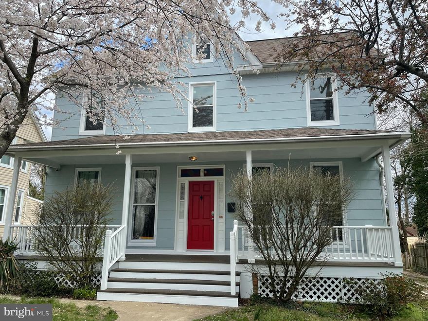 Historic Lauraville Farmhouse Exuding Charm!!! You are going to feel right at home with all the comforts and character this property has to offer. Amenities include;  Freshly painted exterior,  front porch for lemonade drinking, stained glass over entry door, refinished hardwood floors throughout, newly installed windows allowing tons of natural light, brick front fireplace, kitchen with updated stainless steel appliances, first floor half bath and washer/dryer, second floor level includes three sizable bedrooms and two baths, Primary bedroom with newly renovated bath, second bath with claw foot tub, converted attic space can be used as bonus room or office, huge back yard with lush landscaping. Walk to local shops and restaurants. This is city living at it's best!!!