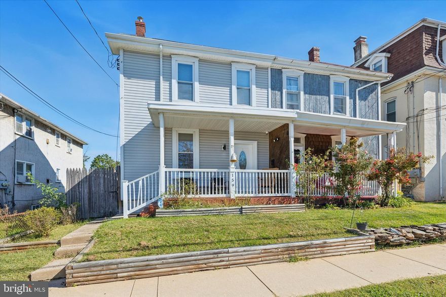 (Home is actually 3br, 1.5ba)   Very cute twin sitting in a quiet part of town. Located just a couple of blocks off of Main St, Broad St, and a very short walk to Memorial Park, this home is a beautiful sanctuary away from the traffic of town while being close enough to enjoy all the Borough has to offer.
A peaceful front porch perfect for morning coffee greets you as you walk up to the front door. Entering the home you feel at home in the large combined living/dining room space with a convenient half bath to the side. Continuing through the room you find the updated eat-in kitchen ready for preparing your next big meal. Or, just stop at the fridge and grab something cold and go out the back door onto your oversize deck. Relax looking over your private fenced backyard and take in the evening. 
Upstairs there are 3 big bedrooms and large hall bath giving you every inch of the 1500+ square feet of interior space. 
Truly enjoy Lansdale's best while being just outside of the hustle of town. 
Currently tenant occupied. Lease available to serious buyers.
