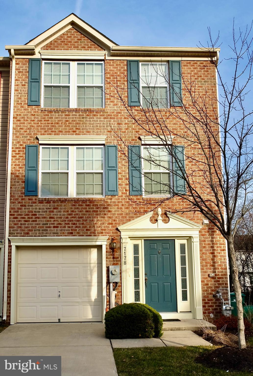 This beautiful 3-level end-unit townhome is located in the Village Towns community. The first level contains a conveniently located half bath, laundry area, bedroom, and garage access.The second level contains the kitchen, living room, and a large deck facing the woods.Greatly sized master suite with a beautiful vaulted ceiling, walk-in closet and a master bath. Located close to major commuter routes, shopping, and dining. Don't miss out on this wonderful opportunity!