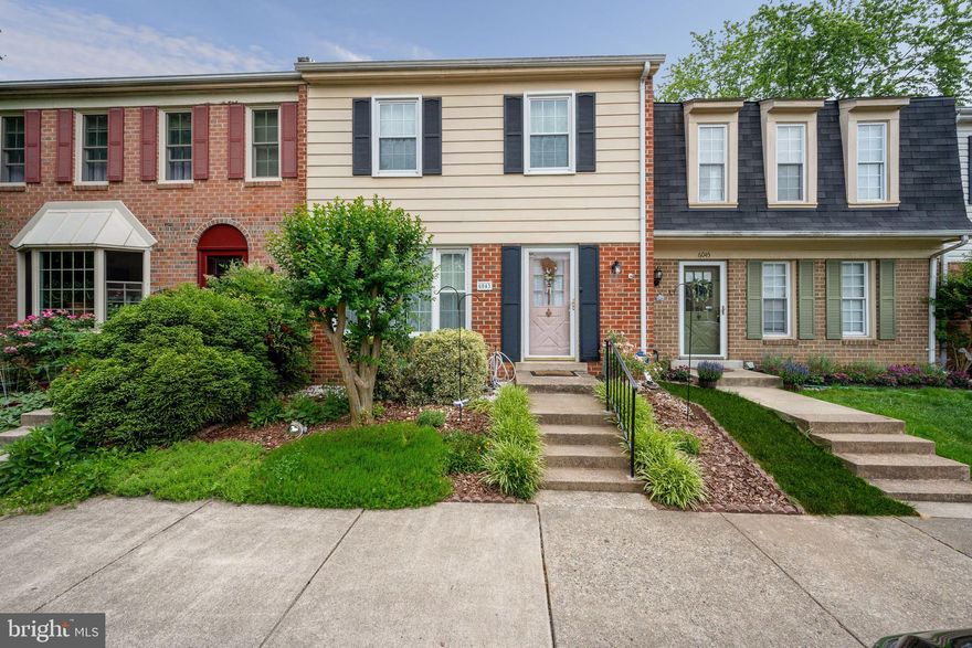 Walk to the VRE! You simply could not find a more convenient location! Located in the much sought after neighborhood of Burke Station Square, this 3 bed, 2.5 half bath home has so much to offer! Roof NEW in 2021, HVAC replaced in 2010, hot water heater replaced in 2012, newer vinyl windows as well! All the "big" items are taken care of! Lovingly maintained, buyers will appreciate the hardwood flooring throughout the main level, neutral colors, and gorgeous white-washed brick wall! Kitchen has a large breakfast nook and updated cabinetry. The combination dining and living room is great for entertaining! Upstairs you'll find a massive master bedroom with private ensuite. Two other nicely sized bedrooms and additional full bath finish off the upper level. The basement boasts two finished recreation rooms and large laundry room! With walkout access to the fully fenced backyard you'll appreciate the extensive hardscaping in the backyard. Additional deck from the main level gives ample opportunity to appreciate the privacy this tree-lined backyard has to offer. Ditch the mower!  Beat the heat with the community pool and enjoy the local restaurants and shopping. Conveniently located within walking distance to the VRE! This home is a DC commuters dream!