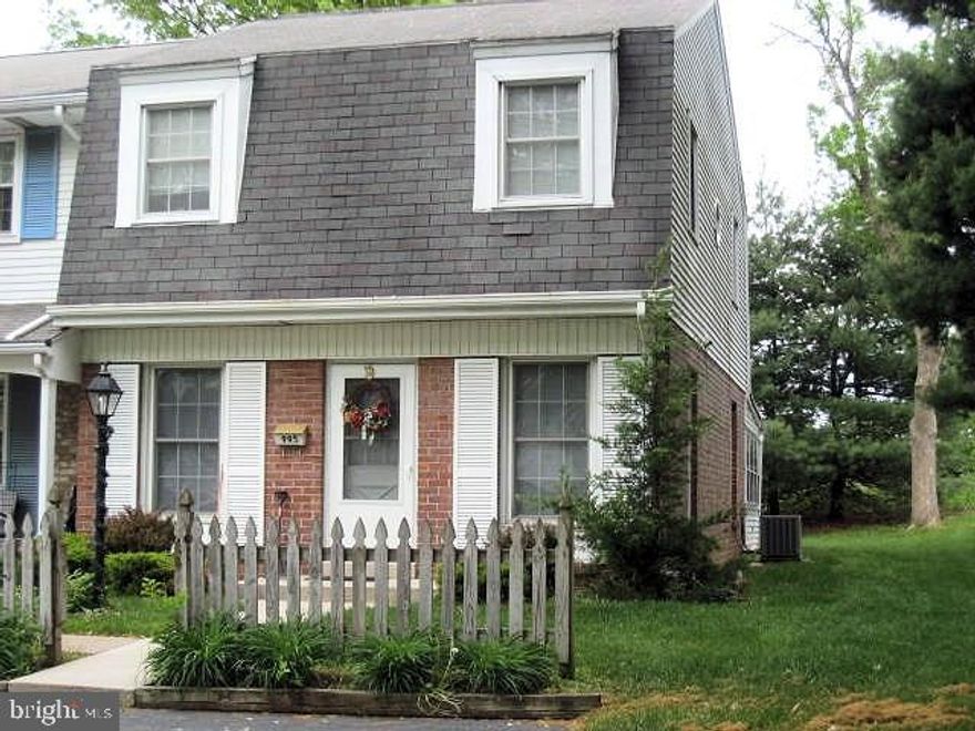 Discover the joys of owning a home in this end unit townhouse with big yard for extra privacy, a florida room and a full basement, partially finished.  Freshly painted just for you, new kitchen and lighting.  Enjoy economic gas heat & central air. Lots of off-street parking at your front door in a friendly neighborhood.  Low association fees includes snow removal and lawn care and makes this home very affordable too!