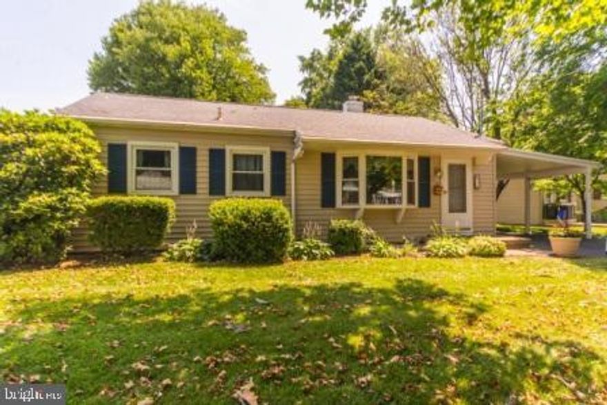 This move in ready 3 bedroom ranch is updated thru-out.  Home features hardwood floors, newer eat-in kitchen, windows, furnace, a/c, roof, siding and tankless hot water heater and updated bathroom. Addition has cathedral ceiling and fireplace.  Flat yard has two paved patios and shed.  All appliances stay including water softener.  Attic is finished for storage.  Living Room is currently set up as Dining Room.