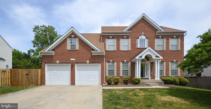 Welcome Home! This stunning colonial features 4 bedrooms, 3.5 bathrooms, 2 car attached garage, Gas Fireplace, New Roof (replaced in 2022), Updated HVAC (replaced in 2020), NO HOA. The fully fenced backyard and deck is perfect for outdoor relaxation and entertainment.  The main level boasts a two-story foyer, Newly Renovated Kitchen with smart appliances, granite countertops and double oven. The upper level includes a spacious master bedroom with two walk-in closets, sitting room, master bathroom with separate shower and bathtub, 3 additional bedrooms and hall bathroom. The lower level of the home offers a finished basement with an open concept, which provides endless possibilities, full bath and walk-up exterior access. Conveniently located minutes from Cosca Park and walking distance to local elementary school. Metro accessible.  This Home is a Must See!