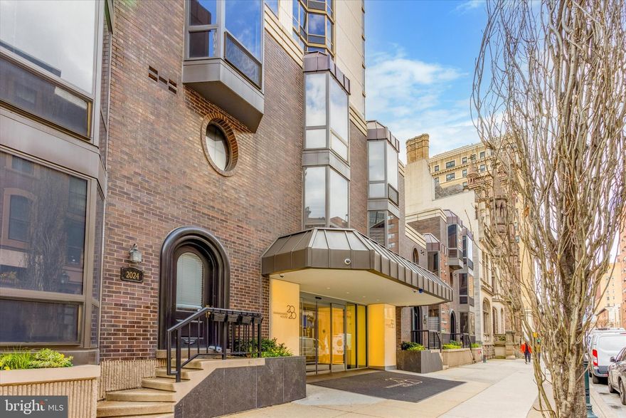 This spacious studio unit in the Wanamaker House is just steps from Rittenhouse Square, shopping, And restaurants. The sun-filled unit features gorgeous views, a spacious living space with plenty of storage space. The building offers a community room, fitness center, concierge services, 24-hour doorman, and a roof-top pool with spectacular views of the city. Easy access to the washer/dryer, located just outside the unit on the same floor. Easy access to 30th street station along with SEPTA bus line. Walk to Penn or Drexel University not to mention Trader Joe's is 4 blocks away. Tenant to pay electric, in unit and common utilities, and in addition internet and cable ( $78.00 per month) $300 Move in fee. (Unit is currently occupied, photos are of a similar unit)