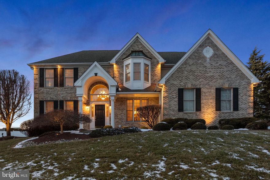 Absolutely pristine 4BR, 2.5 Bath center hall colonial with outstanding curb appeal in the much sought after Northampton Crossing development.  When this neighborhood was built, this home was the spec home enticing buyers to build here. You enter through the stately columned front entry into the commanding two story foyer with gleaming hardwood floors which extend back into the kitchen as well.  There is a formal dining room and a formal living room off of the foyer. The family room is quite large with soaring ceilings, an abundance of light and a marble wood burning fireplace.  Enter into the kitchen from the family room where you'll see beautiful white cabinets with white appliances and white counters and backsplash.  It's the perfect opportunity to add your own pop of color to this room. There is also a back stairway, off of the kitchen, which leads up to the second level. The laundry room is right off the kitchen with high end washer and dryer. A powder room can also be found on the first floor with pedestal sink and white fixtures. The home is mostly neutral making it easy to move right in.  A study, right off the family room, completes the main floor.
Upstairs is the primary bedroom which you enter through double doors.  Here you will find two large walk in closets and a sitting room right off the bedroom.  To finish off the suite, there is the primary bath with white fixtures and a lovely tile floor.  Three other nice sized bedrooms are also on this level with a guest bath which is neutral and white. All three of these bedrooms have ceiling fans with remotes.
The basement is unfinished and dry just waiting for someone to put their finishing touches to it.  The backyard is very spacious and there's plenty of room for playsets, trampolines and a swimming pool if you so desire. This property has a full irrigation system enabling you to keep your grass lush in the spring/summer.
The proximity to Philadelphia, Princeton and NYC make this a most desirable location.  The sellers have lovingly taken care of this home raising their family here and taking advantage of the wonderful Council Rock school district.  It's just waiting for you to make it yours.