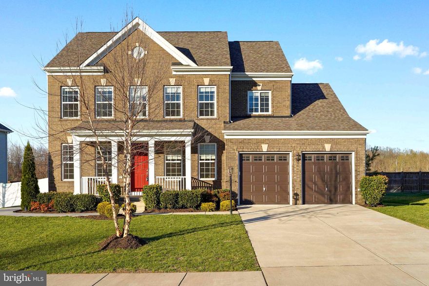 VIDEO SOON! Built in 2021 and ideally situated on a private cul-de-sac in the prestigious Marlboro Riding community, this exquisite 5-bedroom, 4.5-bath contemporary residence showcases over 5,000 square feet of total space, blending luxury, comfort, and modern design. A welcoming covered porch leads into a light-filled interior featuring rich wood flooring, crown moldings, and an open-concept designed for both everyday living and elegant entertaining. The seamless flow between the living, dining, and kitchen areas creates a refined yet inviting atmosphere. At the heart of the home is a gourmet kitchen appointed with Arctic White Quartz countertops, an expansive center island, recessed lighting, and upgraded Sonoma Maple cabinetry. A matching butler’s pantry with additional cabinetry and coordinating finishes enhances both function and style. High-end stainless steel appliances include a smart counter-depth French-door refrigerator with hot water dispenser, double wall oven with convection and Advantium® technology, gas cooktop, designer wall-mounted hood with LED lighting, and a dishwasher with sanitize and ultra wash/dry features.
Upstairs, wood flooring continues throughout, leading to four generously sized bedrooms, including a luxurious primary suite featuring a spa-inspired bath with a heavy glass shower enclosure and Hydrorail shower system. Additional full baths offer upgraded vanities and Quartz countertops, while walk-in closets, an upper-level laundry room, and ample storage provide everyday convenience.
The fully finished lower level offers a fifth bedroom, full bath, and an impressive entertainment space complete with a stylish wet bar—perfect for hosting gatherings. Step outside to your private, fenced backyard oasis, where extensive hardscaping and ambient lighting create the perfect setting for relaxation and entertaining. Enjoy summer days by the 15,000-gallon heated in-ground pool and unwind in the hot tub under the stars. A concrete driveway and additional parking options provide convenience, while the serene suburban location offers a perfect balance of privacy and accessibility to nearby shopping, dining, and major commuter routes.
This exceptional home delivers the ultimate in modern luxury living in Marlboro Riding.