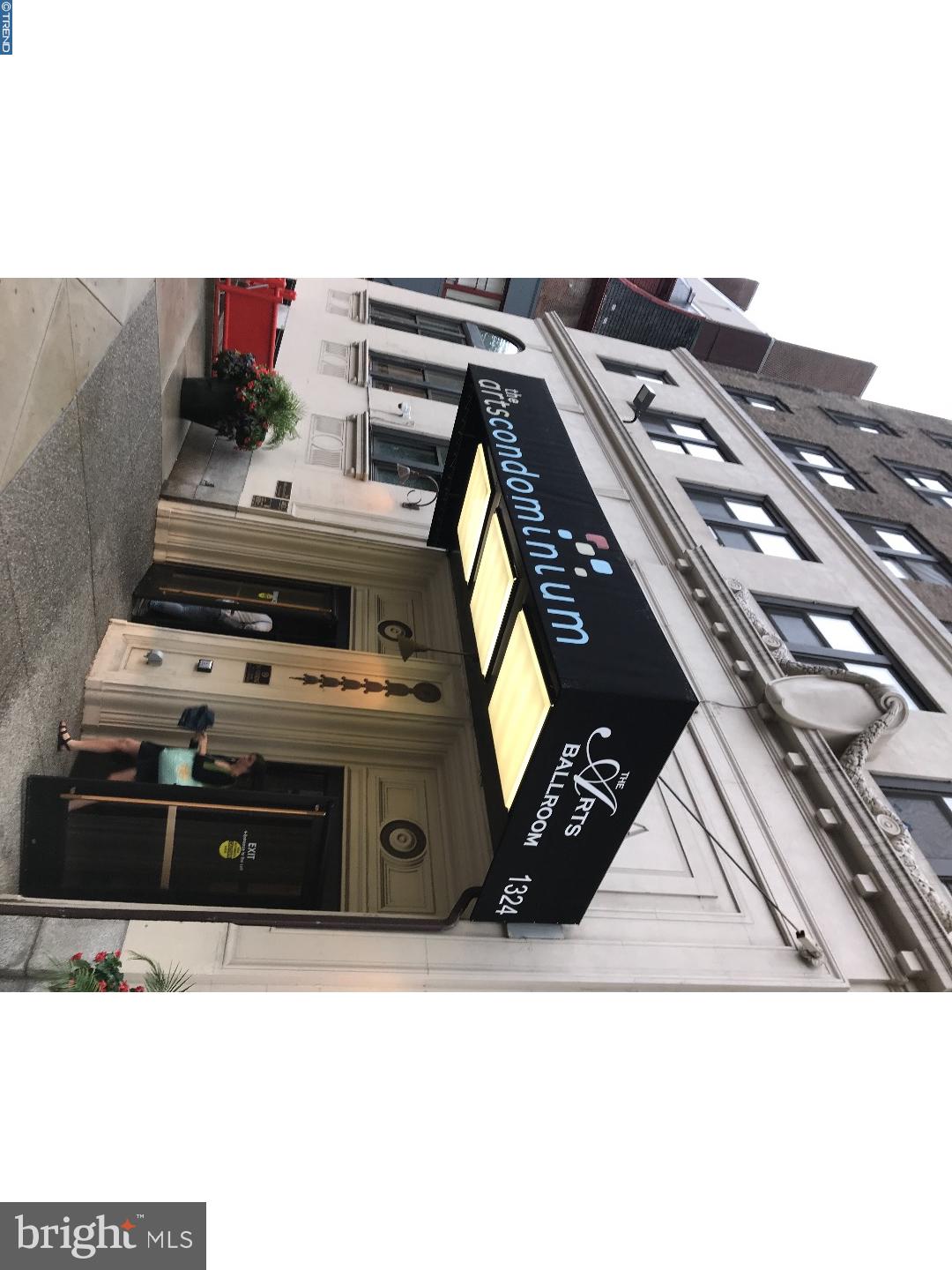 This unit has been completely updated!!! Owner is moving out of town and priced it for a quick sale. This unit will not last long guaranteed, just compare it to all the others, it will be the first to go! Perfect for your college student or just starting a job. The most incredible location in the heart of Center City! Academy of Music and Kimmel Center nearly across the street with many theaters, restaurants and cafes. This location has a walking score of 99! Walkable to Rittenhouse Square, Washington Square, City Hall, Society Hill, Chinatown, etc? Brand new floor, Brand new kitchenette, New fixtures, Updated bathroom and more. Any offer received prior to 8/10/2018 and seller will include the furniture! 24 hour security, attendant in lobby. On site fitness center, community room (with Wi-Fi), bike room, laundry room and more in this elevator building. All utilities + cable included with HBO, electricity, heat, AC, water and common area maintenance. - all included in monthly condo fee. Oh and it"s pet-friendly, one cat or one dog under 40lbs. This place was totally redone and is way underpriced, be the first to win this prize! Totally vacant, easy to show!
