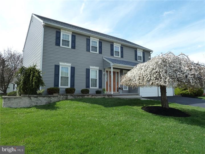 Don't delay to check out this immaculate 4 BR Colonial with loads of recent updates and improvements including: Hardwood floors in foyer, living room, dining room, and kitchen. Kitchen also features newer stainless appliances, abundant cabinetry and pantry, and skylit breakfast area. The family room boasts new carpeting, a gas fireplace with raised hearth and mantel and flanked built-in bookcases, plus sliding door to 20' x 15' stamped concrete patio overlooking mature trees. The master bedroom offers a dressing area, walk-in closet, and private bath. The finished basement has a large recreation area with shelved closets, built-in sitting bench with storage, and large storage/utility room. The laundry area is conveniently location on the bedroom level. Worth mentioning: replacement winyl-clad windows (2004), 2-zone HVAC, newer water heater (2010), newer Roof (2008), newer siding (2011), new sump pump (2014), new 6-panel interior doors with brushed nickel hardware (2015).  All this and the award-winning Neshaminy school district too!