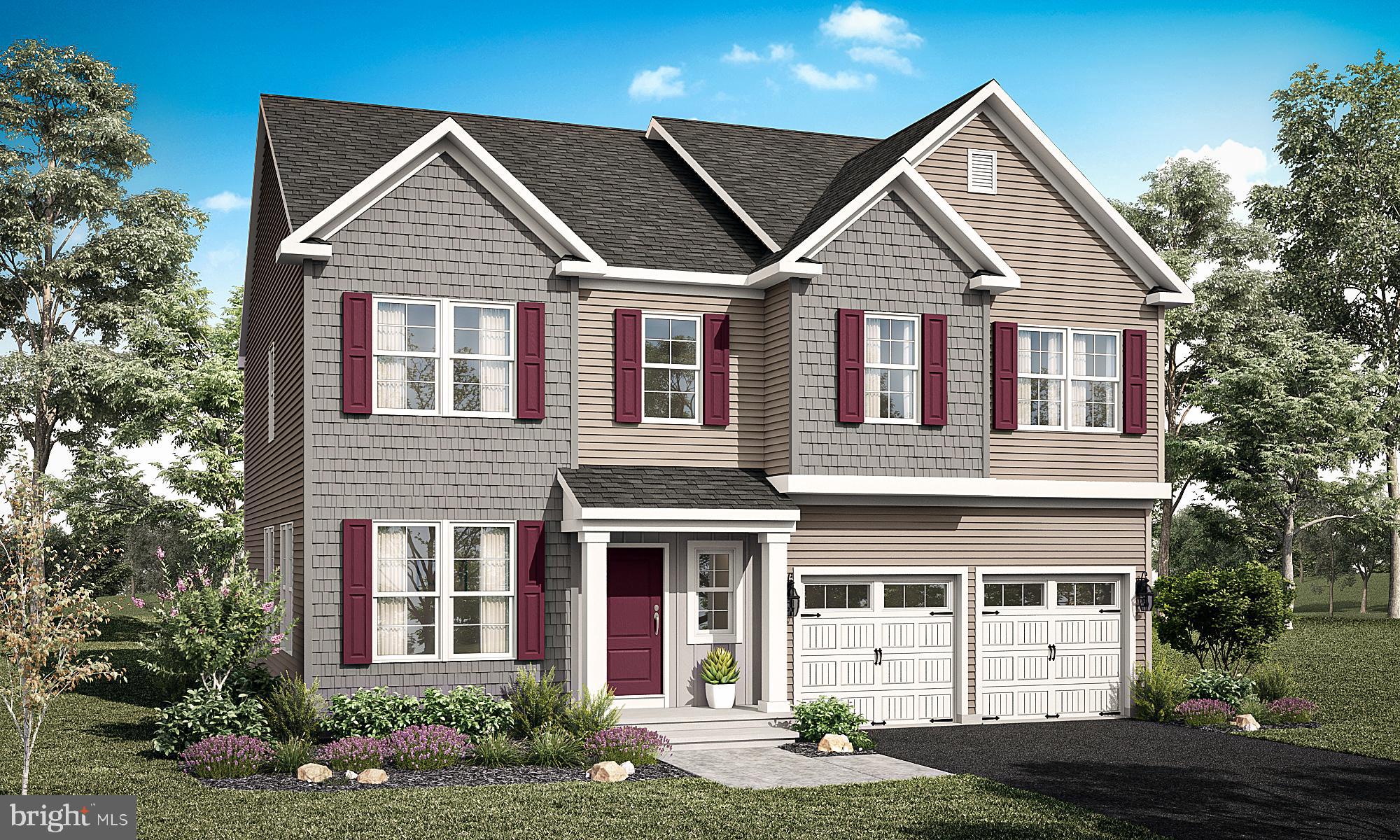 Welcome to Green Ridge Estates West by Sal Lapio Homes — where comfort, style, and convenience come together. This private enclave of just eight luxury homes is nestled in a quiet cul-de-sac. Featured here is the Barclay floor plan, a thoughtfully designed floor plan offering 4 bedrooms, 2.5 baths, 2 car garage, and a truly open-concept layout that caters to today’s modern lifestyle. Step inside to the living room and dining room to the one side. Pass the half bathroom to find the spacious family room, complete with an abundance of windows, is the perfect space for relaxation and gathering. Sliding doors lead you to the backyard, filling the space with natural light. At the heart of the home lies a chef’s kitchen, featuring a center island, stainless steel appliances, and plenty of cabinetry and counter space for today’s lifestyle. The walk-in pantry offers ample storage, while the adjoining breakfast area provides plenty of room for casual dining. A custom mudroom with bench seating offers a convenient drop zone just off the garage entry. Head upstairs the primary suite is a true retreat, boasting a tray ceiling and two walk in closets. The luxurious ensuite bathroom features dual vanities with granite countertops, walk-in shower, linen closet and tile flooring. Also, on this level there are three generously sized bedrooms, a full hall bath, and a convenient second floor laundry room. The unfinished basement is a blank canvas—ideal for creating a home gym, media room, play area, or entertainment zone. Located just minutes from quaint Perkasie Borough, Sellersville and close to outdoor recreation at Lake Nockamixon and Peace Valley Park. Green Ridge Estates West offers the best of Bucks County living. Schedule your appointment today and discover why Green Ridge Estates West is the perfect place to call home.