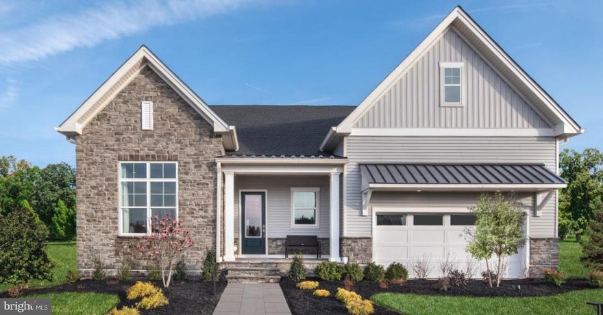 Welcome home to Regency at Waterside! The high light of this stunning community is the 10,000 square foot clubhouse featuring an indoor pool, bocce and pickle ball courts, putting green, dog park and so much more!
This spacious Chalfont Huntingdon model with 2 bedrooms and 2 baths is a Quick Move In home on Homesite 141. You'll find all you need all with one floor living. The home includes an expanded garage with ample storage as well as  a Luxury Outdoor Living Deck, ideal for outside entertainment with family and friends. In the colder months, spend time in the Great Room; a perfect setting for relaxation with its cozy fireplace and abundant natural light. Move in time to celebrate the holidays.
 Taxes to be determined.  Photos are representational.