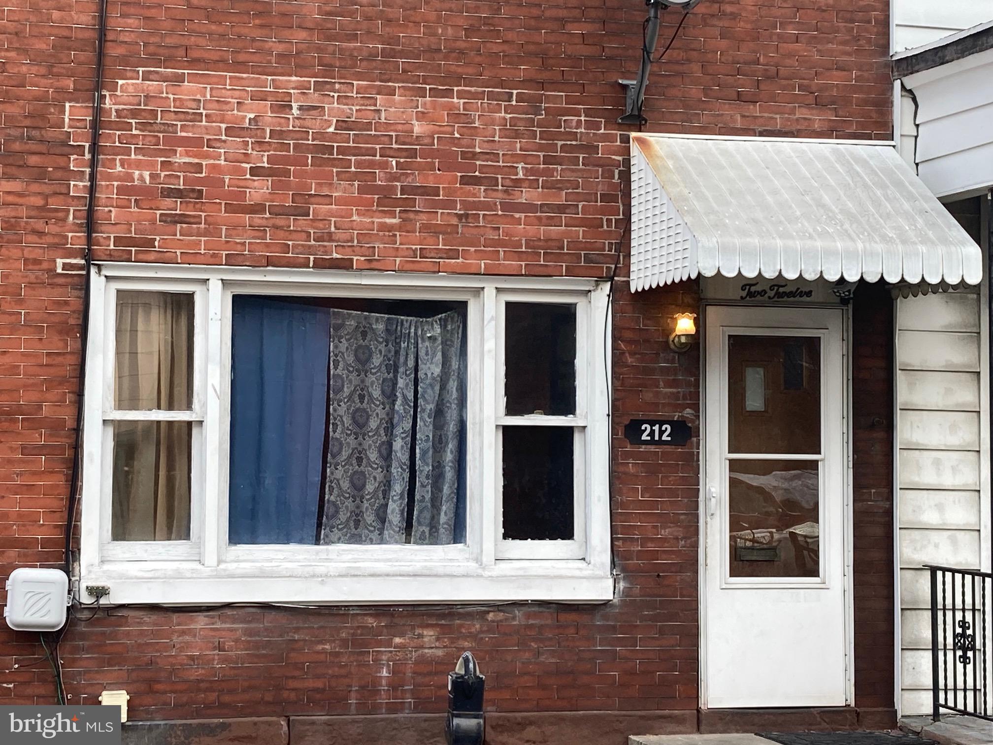 3 Bedroom, 1.5 Bathroom Brick Home in Pottsville. Tenant occupied. Low taxes. Downtown location. Over 2200 sq ft. Sold as-is. Cash sales only. Call for more info!