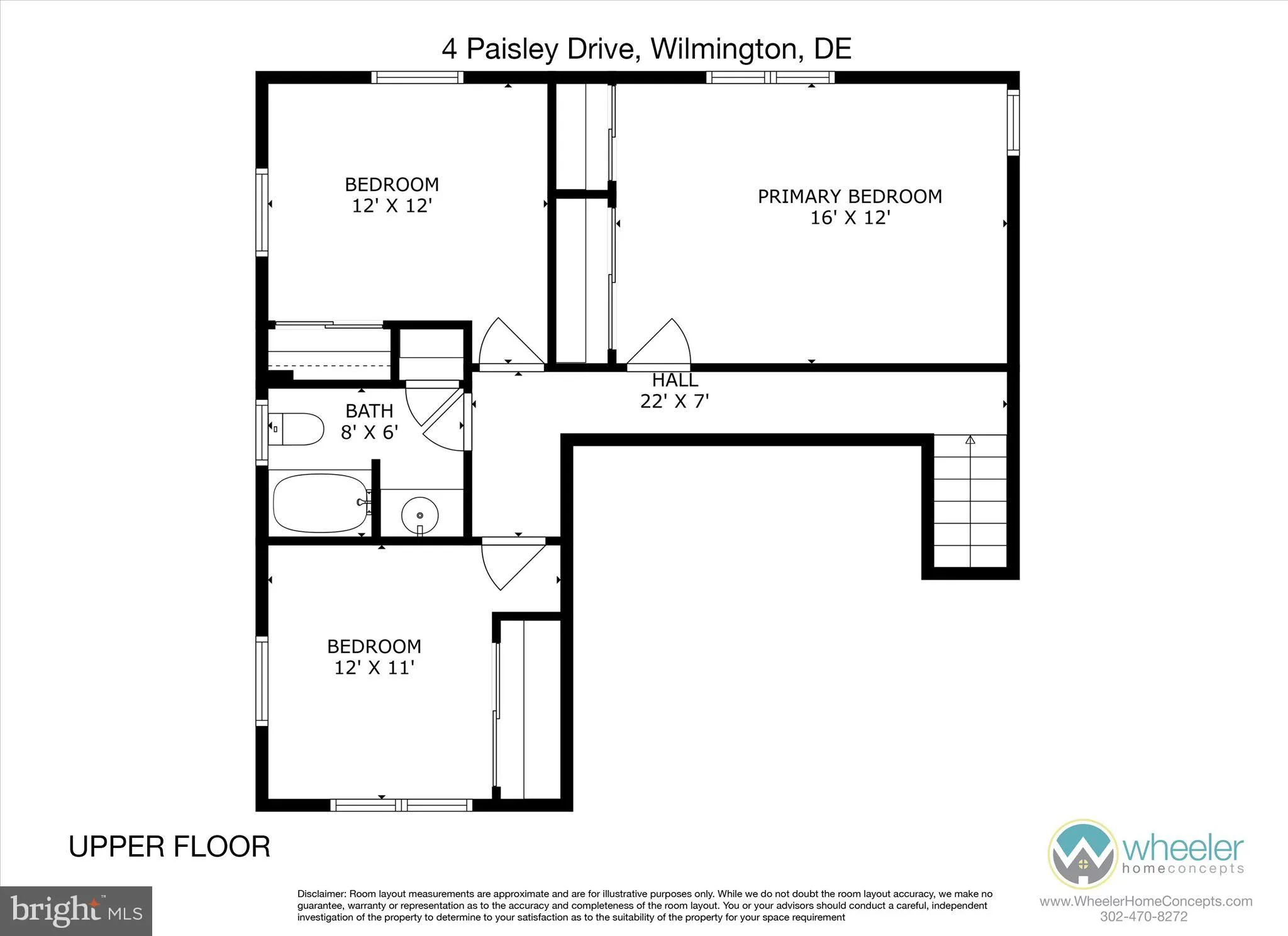 Wilmington, Delaware 19808, United States, 3 Bedrooms Bedrooms, ,2 BathroomsBathrooms,Residential,Contingent,156467