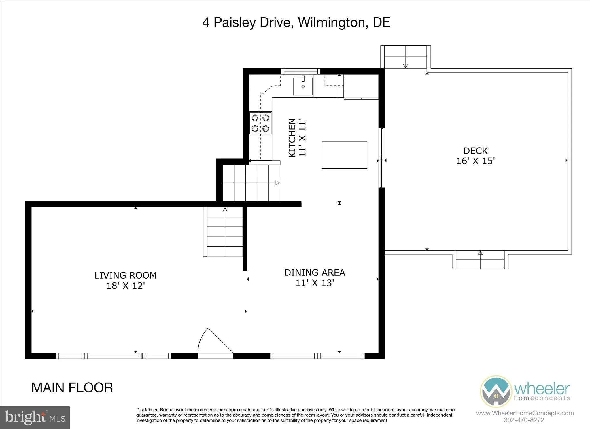 Wilmington, Delaware 19808, United States, 3 Bedrooms Bedrooms, ,2 BathroomsBathrooms,Residential,Contingent,156467