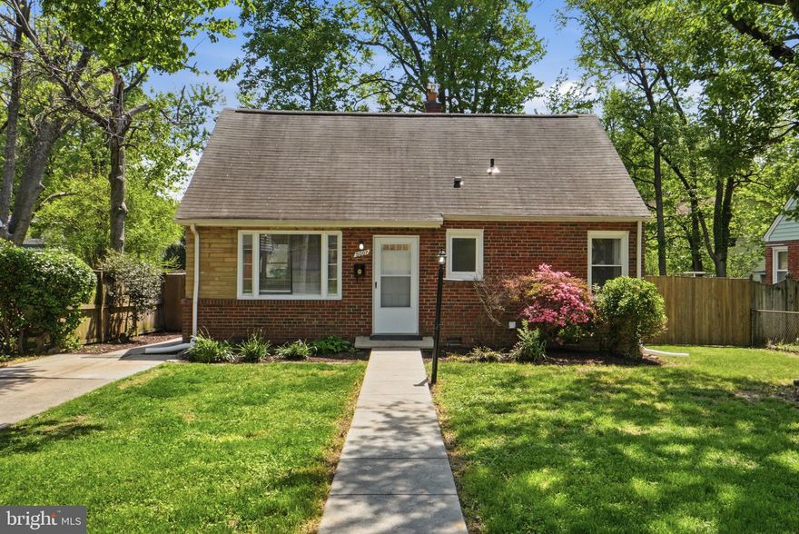 Welcome home to the perfect blend of classic charm and modern space. Think all Cape Cods are small? Think again! This College Park stunner has the bump-out and the massive addition worth checking. Four bedrooms, two baths, and upgrades at every turn. From the brick exterior with private driveway to that spacious rear addition with a sizable fenced-in backyard, this isn't your average College Park home. Located a short stroll to Duvall field, which features sports fields and community events. Just one block from UMD bus stop. Greenbelt metro station and major routes (I-495 & Route 1)minutes away. WELCOME HOME!!