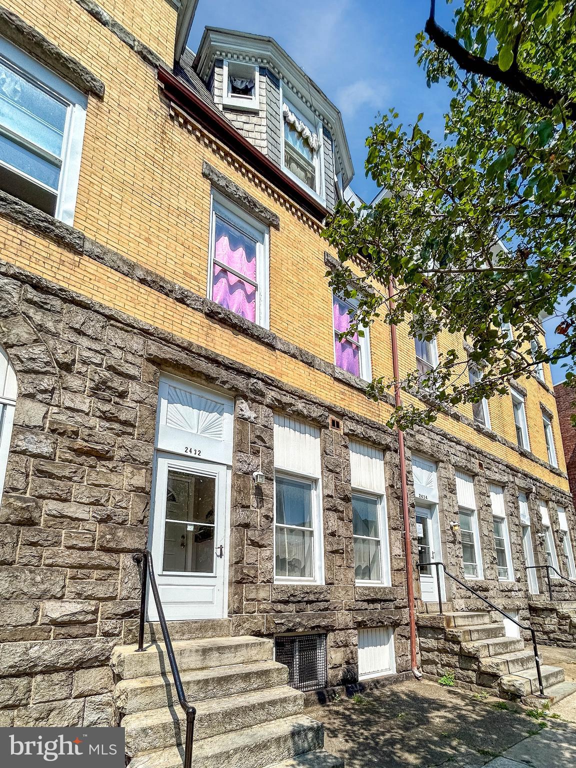 List price to be opening bid at online only auction. Online auction to be conducted on Auctioneers website. Bidding begins Saturday, August 9th, 2025 & ends Thursday, August 14, 2025 starting at 12:40 PM. Manner of Offering: The property at 2432 N. Calvert St is offered individually in this auction and as part of an entirety offering for 2422–2436 N. Calvert St. The seller reserves the right to accept either the entirety bid or individual bids. If the entirety bid is accepted, all individual bids will be void and deposits returned to bidders. 6 Unit Multi Family Building in the "Old Goucher" Neighborhood Of Baltimore City
All units are 1BR/1BA.
Each unit has it's own water heater and central HVAC unit. Each unit has a washer/dryer. Tenants are responsbile for payment of all utilities other than water/sewer which is paid for by landlord.
Unit 1 is rented for $1,324/month
Unit 2 is rented for $1,109/month
Unit 3 is rented for $1,352/month
Unit 4 is rented for $1,401/month
Unit 5 is rented for $1,191/month
Unit 6 is vacant
**Current Gross Monthly Rent Of $6,377**
**Current Gross Annual Scheduled Rent Of $76,524**
**Potential Gross Monthly Rent Of Approximately $7,486** (Based on full occupency)
**Potential Gross Annual Rent Of Approximately $89,832** (Based on full occupency)