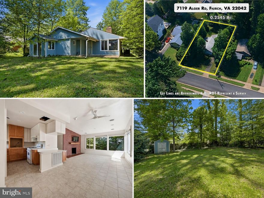 Great opportunity to renovate or build new on this 11,088sf, ¼ acre lot on a quiet street. The lot is flat and deep. The house is very liveable but needs updates throughout. House was unoccupied for a time so no utilities are on to the property. A little TLC will go a long way here with paint, drywall and bathroom renovations. An addition has a 2nd bath that has been roughed in and an additional living space. Close to Route 50, 495 and many shopping and dining options! AS-IS SALE.