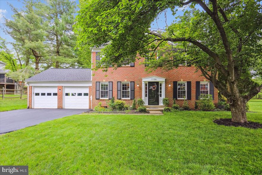 Fabulous brick colonial in Westleigh neighborhood!  Recent updates and renovations throughout!  Four bedrooms, three and a half baths, and over 3,300 square feet on a .29 acre lot.  Hardwood floors throughout the main level.  Large open foyer with coat closet.  Living room and dining room with built-ins off foyer.  Kitchen features granite countertops, stainless steel appliances, gas cooking and a breakfast bar!  Sunroom addition with ceiling fan, windows on three sides and door to deck.  Family room with wood burning fireplace and access to the deck.  Mud room with washer, dryer, sink, built-ins and entrance to the 2 car garage.  Upper-level features large primary bedroom with recessed lights, ceiling fan, HUGE walk-in closet and primary bath with shower.  Three additional spacious bedrooms all with ceiling fans.  Upper-level hallway features a linen closet.  Hall bath with tub/shower combination.  Fully finished lower level includes recreation room with closets, den/guest room with closet, full bath with shower and storage/utility room.  Outside living space with large deck overlooking the fully fenced private yard which includes fire pit, multiple flower beds, mature trees and greenhouse.  Convenient location, close to commuter routes 270/370/200, buses, Metro, parks, trails, shopping, restaurants and more!
Recent updates and renovations include: Driveway resealed – 2022, Bathrooms painted – 2022, Siding Power washed – 2021-2022, New dishwasher Thermador - 24" – 2021, Top Control Built-In Dishwasher with Stainless Steel Tub – 2021, Fire pit area in backyard – 2021, Greenhouse in backyard – 2021, Primary bath – new toilet – 2020, New roof – 2019, New fence gates -2019, Powder room – new toilet (2018) and new vanity (2020), Replaced electrical cooktop with a SGSX365FS Thermador 36" Masterpiece Deluxe Gas 5 burner cooktop stainless steel – 2016, Hall bath updated – floors, vanity and toilet – 2016, Brought natural gas into the house to support 4 conversions: furnace, water heater, cooktop and fireplace – 2015, Replaced old oil furnace with new AC Bryant with humidifier (gas furnace) – 2015, Replaced electrical water heater with a 50-gallon gas water heater – 2015.  Note: Fireplace has not been converted to gas yet.