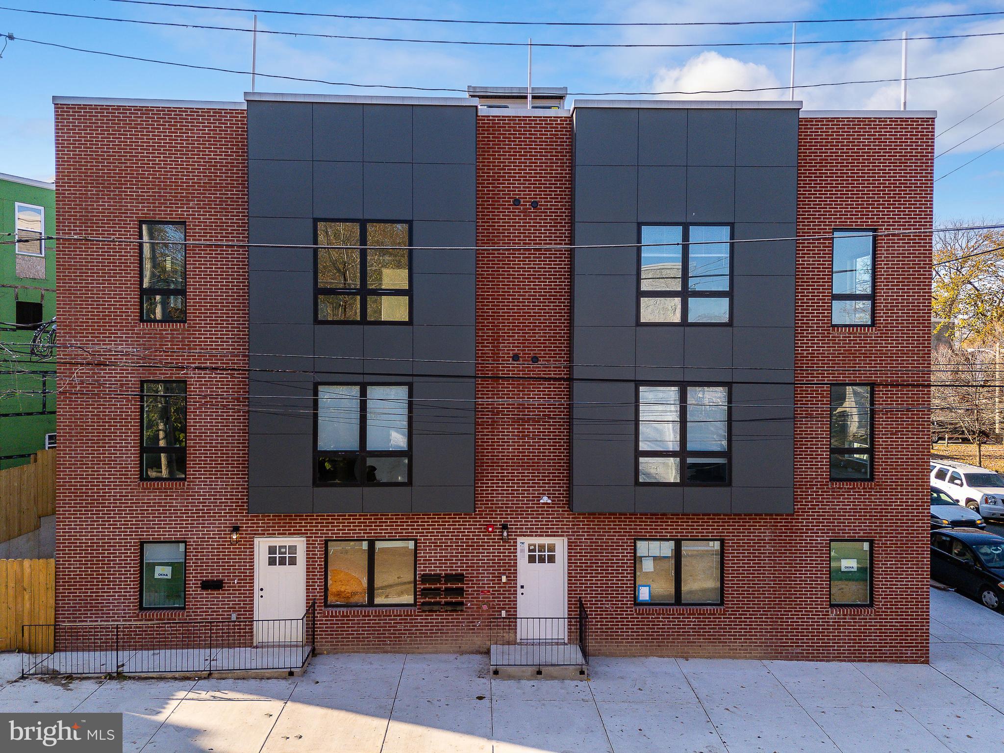 2400 WEST is an exceptionally modern new construction redbrick apartment building in Philadelphia, Pennsylvania. This fully-leased, turnkey asset features eight (8) apartments with an even mixture of 1bd and 2bd units. A panoramic skyline rooftop adorns the property featuring sweeping views of Downtown Philly. Easily accessible to both Center City and University City (as well as Temple University, PHL's largest university by enrollment), 2400 WEST blends contemporary design with appropriately-scaled urban density. Located on a prominent corner surrounded by new development, this multifamily property is now available for just $219K per unit as a stabilized new construction apartment building in an appreciating location with a 6.8% in-place cap rate. Walk to amenities, parks, transportation. 10 year tax abatement. Enquire within for financials.