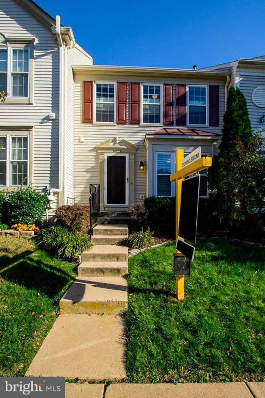 Outstanding location in sought after community.  3 bedroom townhome with space for a forth bedroom on the lower level.  Nicely updated kitchen.  Main level hardwood floors.  Updated upper level bathrooms.  Outstanding outdoor entertaining area.  2 assigned parking spaces.