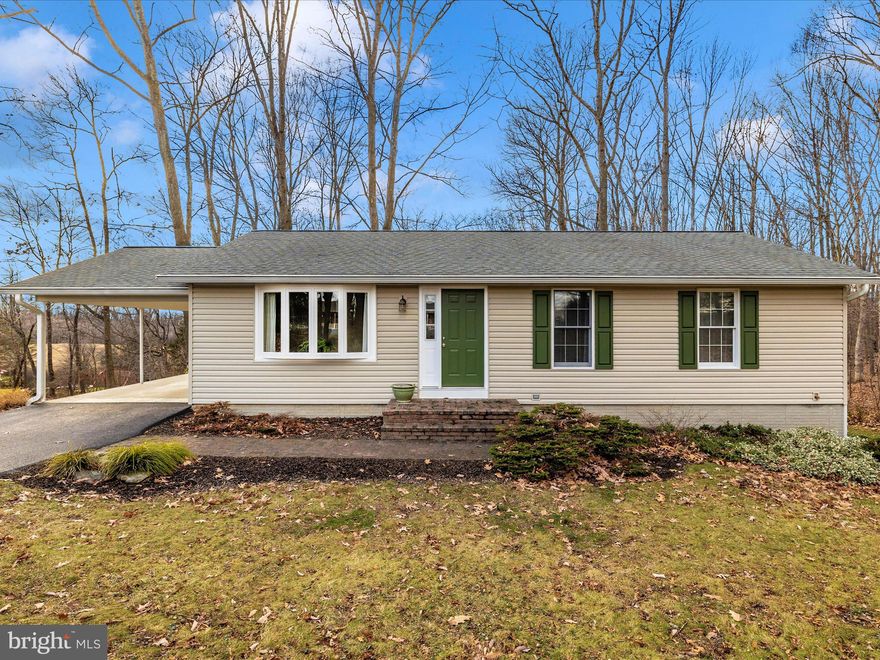 Beautiful  private 1.29 acre lot at the end of a quiet cul-de-sac backing to farmland!  Enjoy relaxing or entertaining on the large deck or around the firepit overlooking your private backyard.  This 3 bedroom 2 bath home has been meticulously maintained by the owners, their pride of ownership shines through the care and updates throughout the home.   The main level features  new carpet in all the bedrooms, fresh paint throughout and baths have new vanities and a newly refinished tub in hall bath.   Roof,  heat pump, water heater, well pump and transferrable warranties with siding, gutter guards, 2 sliders and bay window  are just some of the other updates the owners have made over the years.  Lower level features a finished room perfect for an office... a large finished family room  that walks out to the backyard and large storage area.  This wonderful home on a one of a kind lot is move in ready for the lucky new buyers. Come for a visit!