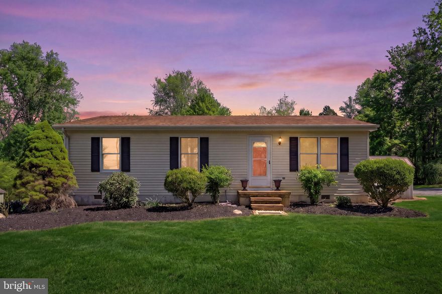 This charming rambler blends comfort and functionality in a well-designed 1,008 square feet. Offering three bedrooms and two full baths, the home provides an ideal balance of space and privacy, all on one convenient level. Fresh paint and new carpeting create a clean, inviting interior from the moment you step inside. The combined kitchen and dining area is perfect for everyday living and entertaining, featuring an eat-in space for casual meals and conversation. The kitchen is equipped with a new electric range and refrigerator, along with ample counter and cabinet space to make meal preparation easy. Step directly from the kitchen onto a spacious deck, ideal for outdoor dining, morning coffee, or evening gatherings. Situated on a generous 0.7-acre lot, the property offers plenty of room for recreation, gardening, or simply enjoying the outdoors. With no Homeowners Association, you’ll appreciate the added flexibility and freedom this property provides. This comfortable, move-in ready home combines practicality, space, and charm.