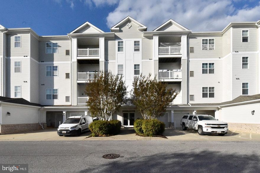 Premier condominium living is right here.  It's probably the most convenient location you'll find in California, MD.  This condominium features building security entry and your very own private garage.  Luxury vinyl plank flooring and custom tile backsplash highlight the interior of your new home.  Pantry is perfectly located by your kitchen space.  Relax and unwind on your private deck.  Two spacious bedrooms and two full bathrooms provide ample space.  Your monthly HOA fee practically covers everything!  It includes your water, sewer, snow removal, trash, lawn & landscaping, exterior repairs, and the electric in your garage.  A new heat pump was installed in 2019.  Community amenities include a theater room, playground, and dog park.  St. Mary's Regional Airport is just a few miles away.  Commuter service to Washington, DC, is only four miles away.  Ten minutes (or less) to NAS Pax River or Solomons.  Walking distance to restaurants, shopping, and more.  Schedule your showing today!