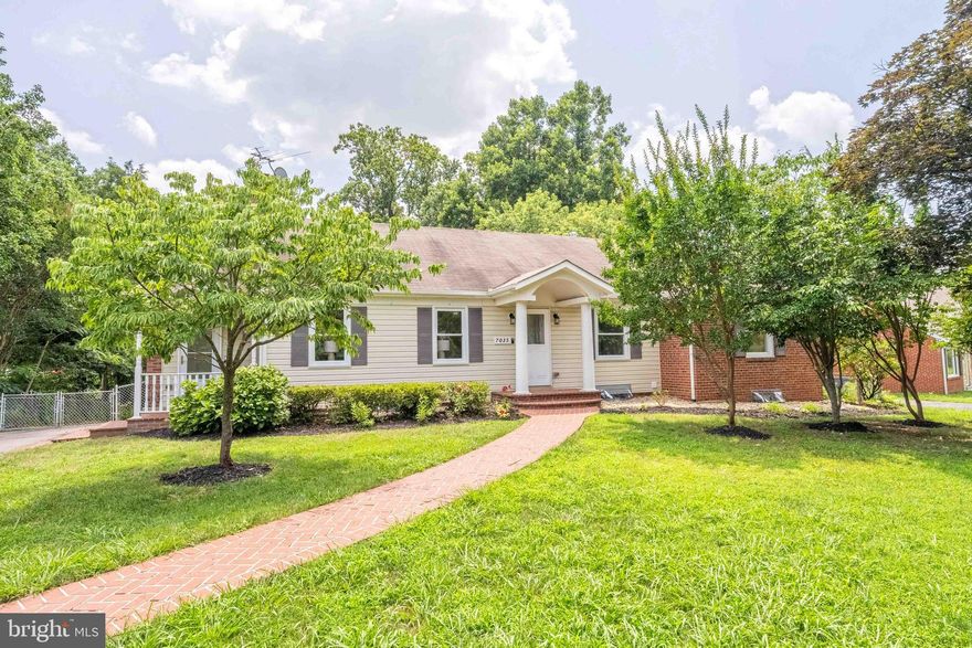 OPEN SUN 2-4pm *  Beautiful Brick Mid-Century Rambler * Meticulously Maintained and Updated  *Sought  After Community in the heart of Downtown Springfield *  just blocks from Springfield Town Center, Franconia -Spr Metro &VRE Backlick Station. FABULOUS CENTRAL LOCATION ! 15 min- Pentagon* 18min -DCA or Tysons ! Springvale is a Highly Desirable, Friendly Neighborhood of Distintive Homes on quiet, tree lined streets * NO HOA  * 3 Bedrm * 3 Full UPDATED Ceramic Baths * 2 Masonry Fireplaces *
Gleaming HARDWOOD Flrs thruout ML * UPDATED Kit * SS Appl * Granite *Beautiful Ceramic Floors and large adj Morning Rm  *  Entertainment Size Living Rm and Dining Rm * Gleaming Hardwood Flrs Main Lev *  Convenient side entry Multi-Purpose Rm*    Lower Level features Party Size Rec Room w/ Fireplace ; Bright and Sunny Full Daylight Walkout to Lovely Level Fenced Yard * Updated Full Bath  * Large Laundry / Hobby Room * Oversize TANDEM Two Car Garage * Full Walkup Attic just waiting for your special purpose *  Elegant Covered Front Entry Porch *  Don't Miss This ! It will go fast!