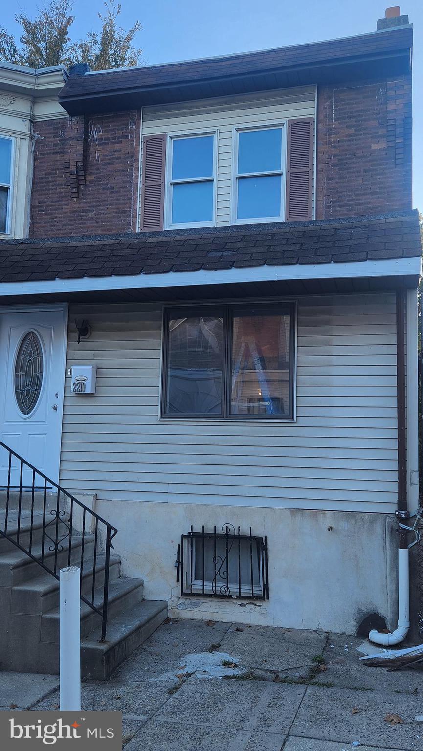 Price Reduced for quick sale. Welcome to this well-maintained 3 bedroom home in the Elmwood neighborhood in the Southwest section of Philadelphia. Step into a spacious enclosed porch that doubles as a sunroom with large closet, large living room which great lighting, dining room with nice chandelier, recessed lighting in kitchen area, first floor refinished hardwood floor, kitchen has cherry wood cabinets, breakfast counter, nice counter tops beautiful backsplash and newer appliances, upstairs you have 3 nice sized bedrooms, updated bathroom with ceramic tile, newer carpets upstairs, nice clean basement laundry area, good sized yard for barbecues. . This property offers convenient access to public transportation, making commuting easy. Newer heater and hot water tank. Move right in and enjoy your new home. Motivated Seller!!