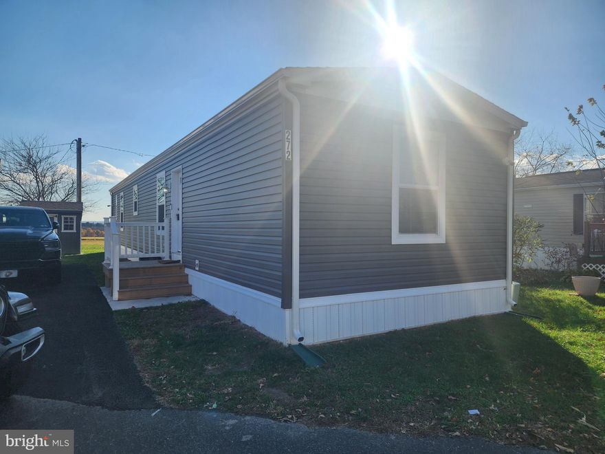 Almost new, 2 bedroom, 2 full bath manufactured home in Limerick Terrace. Priced for quick sale. Enjoy summer evenings and grab a chair and sit out back with view to open space and enjoy the sunsets. Open floorplan and mud/ laundry room with side entrance. Large bright kitchen with appliances included. Large main bedroom with private bath. Nice size 2nd bedroom with closet & hall bath with shower/ tub combo. Home backs up to open space. 3 TVs including a 98 inch included along with fridge washer & dryer and some furniture. Schedule your showing today.