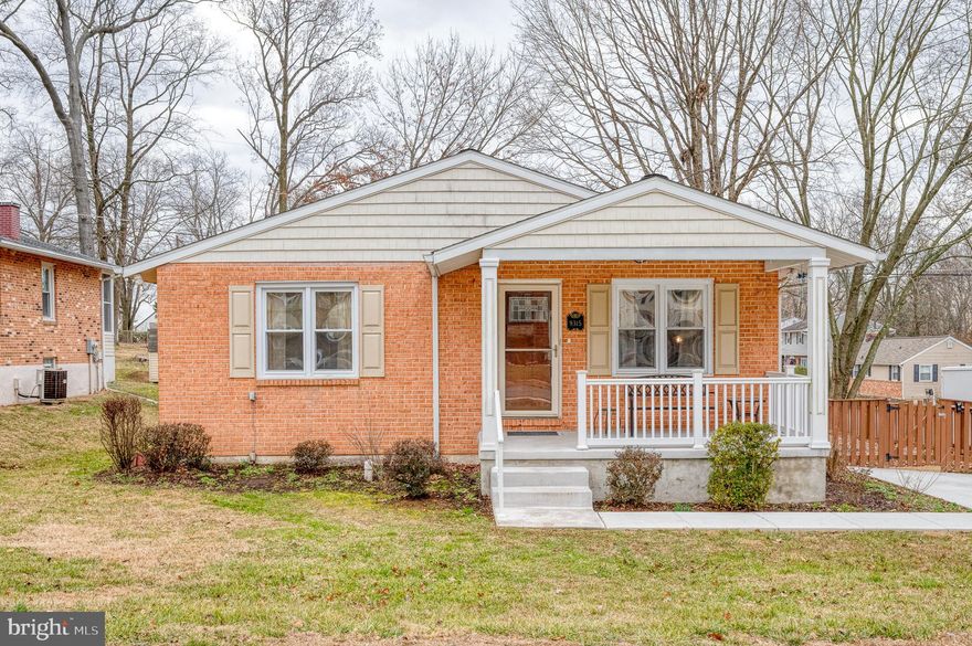 BEAUTIFUL 3 BEDROOM 1 FULL, 2 HALF BATH RANCHER  IN PARKVILLE! The main level boasts hardwood floors, open concept with a living room, dining room, and kitchen with upgraded countertops, stainless steel appliances, and ceramic tile floor.  The main level bedrooms  have hardwood floors, and a half bath.  The full basement has lots of space for a family room, office, and tons of storage.  The back deck is covered and opens to a large corner lot with a shed.