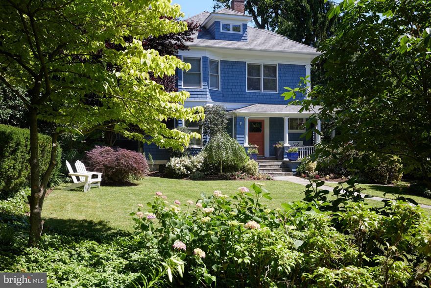 A modern Victorian beauty on a legendary street in one of Chevy Chase's most sought after neighborhoods.  One of the original historic homes in the Town of Somerset, this distinctive residence  has been lovingly renovated and expanded with extraordinary contemporary flair.   There are high ceilings, walls of windows, four fireplaces, custom built-ins and a sensational kitchen and family room.   

Prepare to be wowed  as you enter this exquisite residence from its welcoming wrap around porch. The charming foyer with fireplace greets you and opens to  both the elegant sun-drenched  living room with  its  arched nook and the formal dining room  with bucolic views.  The custom gourmet kitchen is a showstopper! A chef's dream,  it boasts abundant cabinets,  a large island, quartz counters, a Miele appliance suite, and wine refrigerator.  The kitchen flows seamlessly to the open family room with a gas fireplace and a breakfast room with floor to ceiling windows.  The family room and dining room open onto the spacious deck and backyard creating the perfect blend of indoor and outdoor living.   Imagine hosting small gatherings or large parties in this exceptional setting.  The main level is complete with two coat closets and a powder room.

On the second level, there are four bedrooms (two en-suites) and three  full baths.  The luxurious primary bedroom suite boasts vaulted ceilings, a renovated farmhouse style bath, two walk-in closets and a private balcony with tree top views.  The versatile upper level offers the perfect retreat with a fifth bedroom, office with built-ins, play nook, and full bath . The lower level features a rec room, laundry room, powder room, and plenty of additional storage space

 The home's superb location is close to all the amenities the Town of Somerset has to offer - a community swimming pool, Dolphins swim team, tennis courts, a batting cage, and basketball hoops.  The Fourth of July picnic and parade, parties and dinners at the pool, and trick or treating on Halloween are popular Town traditions.  In close proximity are the shops and restaurants of Friendship Heights and Bethesda, Metro, Norwood Park, and the jogging and biking trails of the Capital Crescent Trail.  This home is truly a treasure.