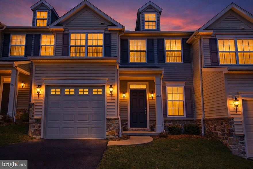 Located in The Gates, one of Boalsburg’s most consistently in-demand communities, this well-kept 2017-built townhome stands out for its layout, with a morning room just off the kitchen that adds extra space to use however you wish.  This well-kept 2017-built townhome offers 3 bedrooms, 2.5 baths, and a clean, well-executed layout that’s easy to move through.  Just off the kitchen, a sun-filled morning room was a builder-added option, bringing in natural light and creating additional space that can be used in a variety of ways, whether for dining, a sitting area, or a workspace.
The main level connects the living, dining, and kitchen areas in a way that feels open and functional. The kitchen includes an island, pantry, and direct access to the rear deck.  Upstairs, the primary suite includes a walk-in closet and private bath. Two additional bedrooms, a full hall bath, and second-floor laundry are arranged in a way that keeps everything practical and within reach.  The lower level remains unfinished, with an egress window and rough-in for a full bath, offering space to expand.  The one-car garage adds convenience, along with a water treatment system that is owned and included.  All appliances convey with the sale.  This is a well-kept one-owner home with a layout that feels just a step ahead of others in the neighborhood.  *Showings begin: Friday, 3/27*